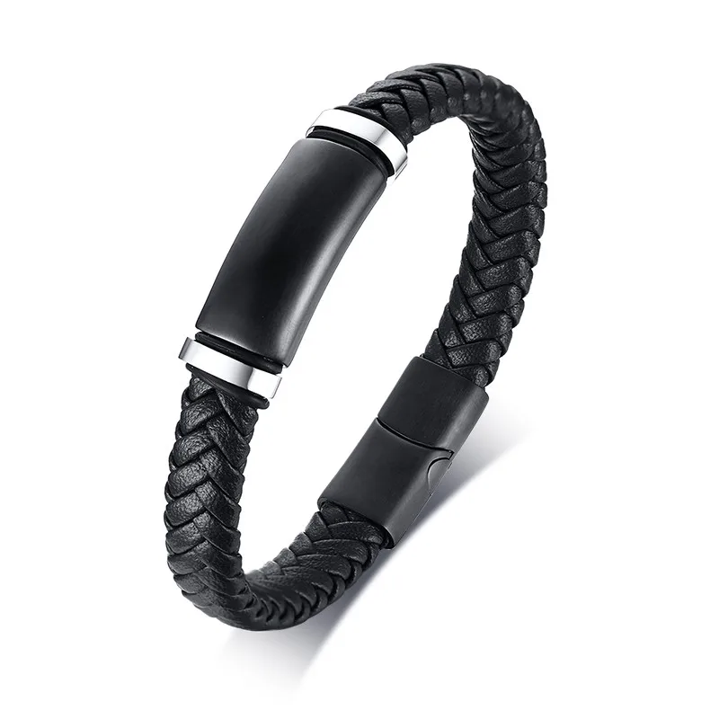 Vnox-Stylish-Men-s-Leather-Bracelets-with-Black-Stainless-Steel-ID-Bar-Custom-Personalized-Service-Jewelry (5)