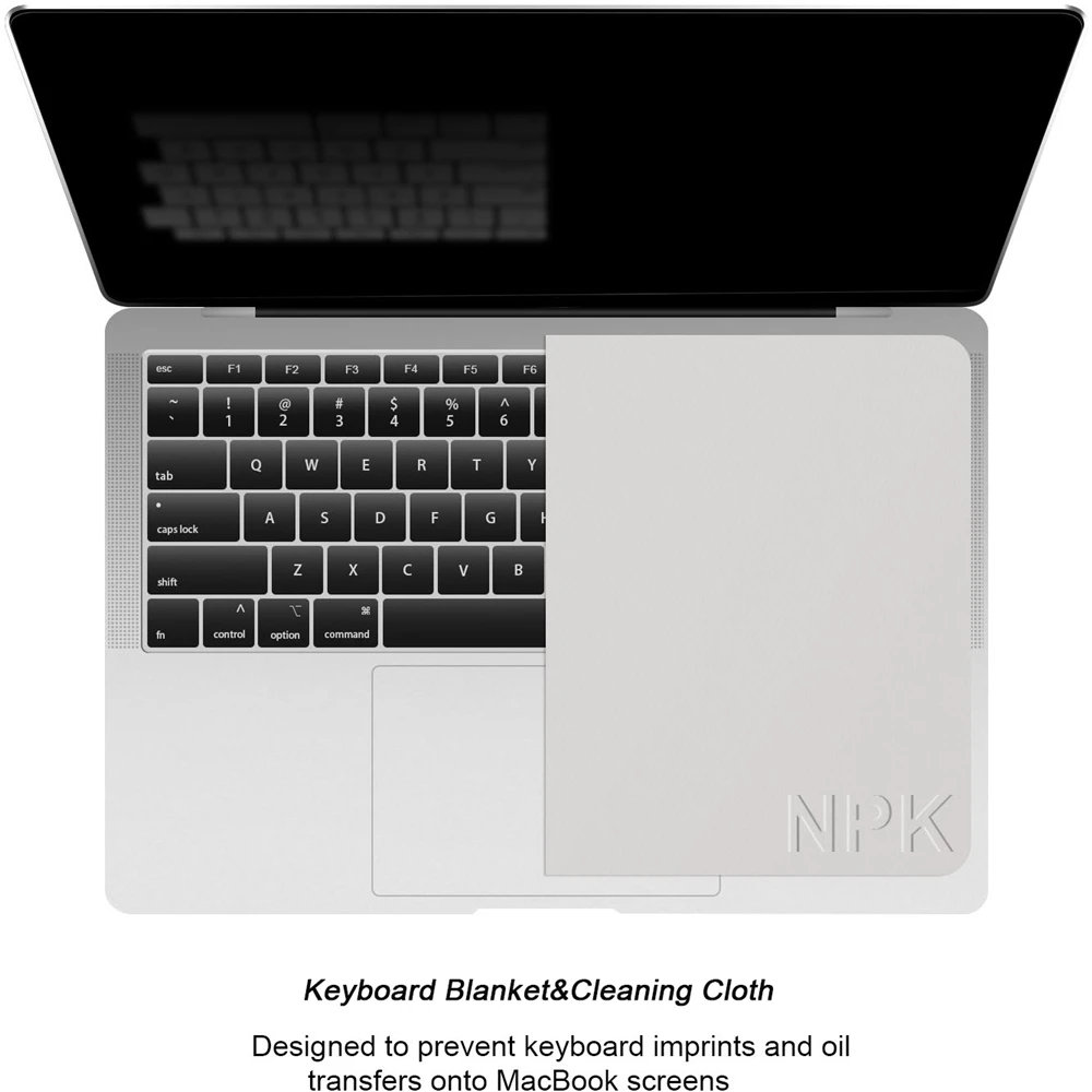 Notebook Palm Keyboard koc pokrywa mikrofibra pyłoszczelna folia ochronna ekran laptopa ściereczka do czyszczenia MacBook Pro 15/16 cala