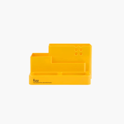 type 1 yellow xiaomi fizz Многофункциональный креативный контейнер для ручек ABS раздельный дизайн для офиса Обучающие принадлежности для хранения 2 типа - Цвет: type 1 yellow