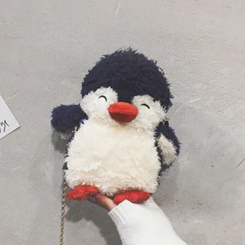 

Super Cute Plush Toy Cartoon Funny Penguin Soft Doll Adorable Crossbody Bag Shoulder Bag Girl Birthday Christmas Gift Handbags