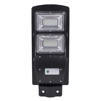 

60W 120-LED 2835SMD Solar Sensor Outdoor Light with Light Control and Radar Sensor Black JA55
