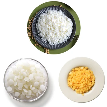 

500g Natural Soy Wax for DIY Candle Making Supplies Smokeless Waxed Candles DIY White Bee Wax Pellets Yellow Bee Wax Pellets