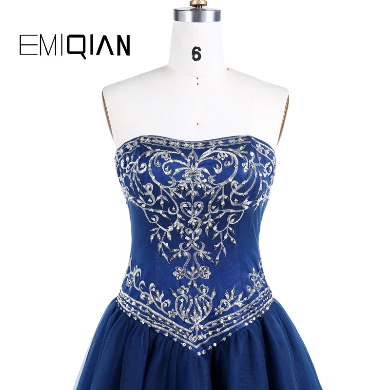 Бальное платье темно синего цвета платья принцессы для девушек 15 16 лет|Платья| |