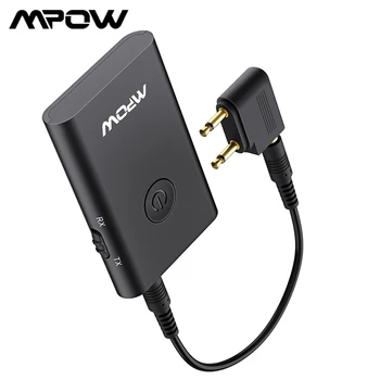 

Mpow BH407 Bluetooth Transmitter Receiver Wireless 2-in-1 Bluetooth Airline Adapter with APTX Music Quality for TV PC Car Stereo