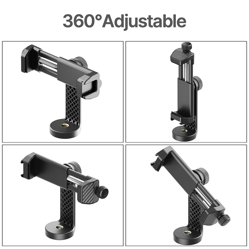 Ulanzi St-17 Phone Holder Vertical Horizontal 360° Adjustable Phone Mount  Clamp With Cold Shoe 1/4'' Tripod Adapter For Phone - Photo Studio Kits -  AliExpress