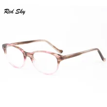 Оправа для оптических очков, женские ацетатные очки, декоративные винтажные очки кошачий глаз, очки по рецепту для близорукости, дальнозоркости