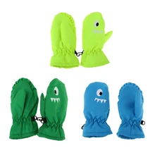 Детские ветрозащитные водонепроницаемые теплые перчатки для спорта на открытом воздухе, перчатки для езды на велосипеде/снега/катания на лыжах/сноуборде