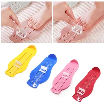 

Solid Colors Baby Foot Ruler Children Baby Amount Of Foot Measuring Instrument Baby Foot Ruler Infant Shoes Fittings Gauge Tools