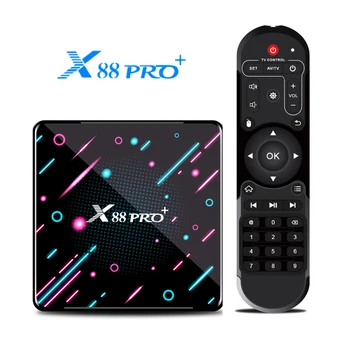

X88 PRO Plus Android TV Box RK3368 Octa core Android 9.0 UHD 4K Set Top Box 4GB DDR3 128GB Media Player Smart Android Box PRO+