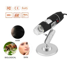 Черный практичная Электроника 5MP USB 8 светодиодный цифровой камера микроскоп Эндоскоп лупа 50X~ 500X увеличение мера