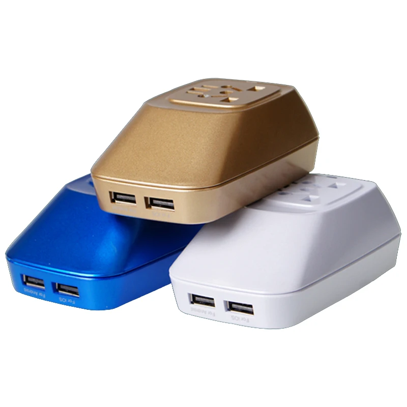 USB разъем с электрической вилкой для путешествий, преобразователь заряда для путешествий, универсальная многофункциональная розетка для США/Великобритании/Австралии/ЕС