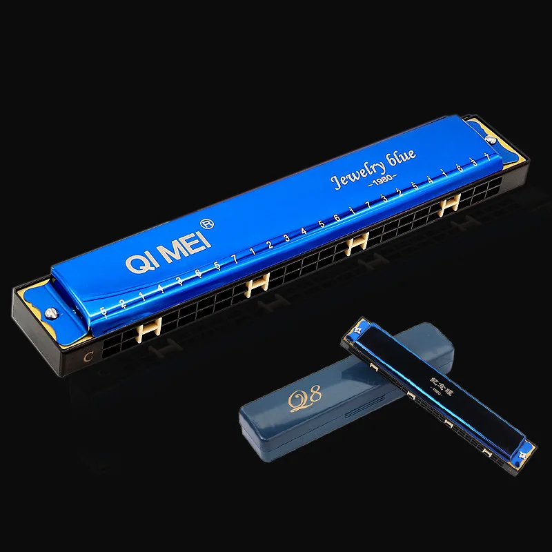 [CMO Harmonica] 24 дырочная гармоника полифония C мелодия для взрослых Самообучающаяся детская Губная гармошка для начинающих инструмент