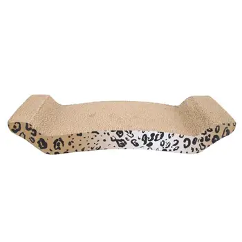 

Home Corrugated Paper Grinding Claw Plate With Catnip Leopard Print Pattern