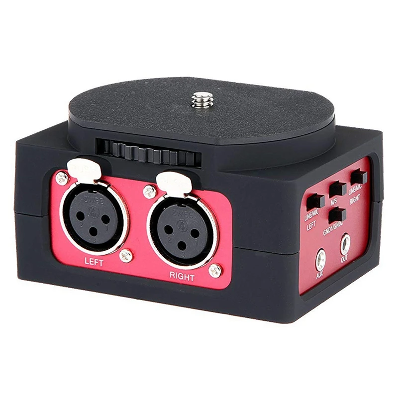 RISE-Saramonic Sr-Ax101 2-х канальный аудио смеситель адаптер микрофона с Xlr Сделано в Китае и 3,5 мм Inteface для Canon Panasonic Dslr Камера& Camco
