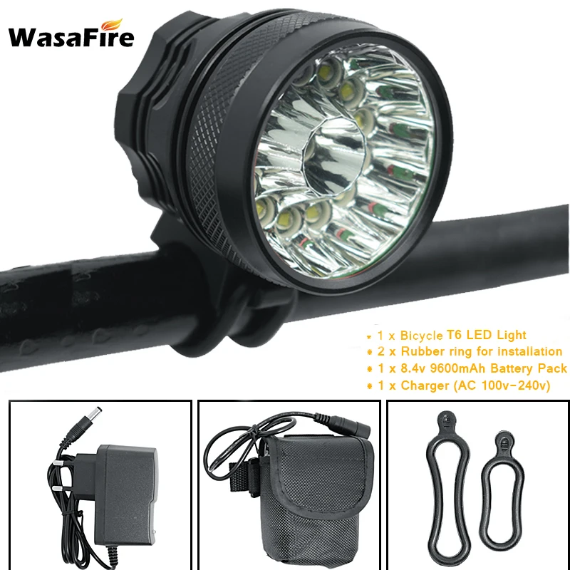 

WasaFire LED Bicycle Headlight Super Bright 3 Modes Bike Front Light Bicycle Accessories MTB Road Cycling Frontal Headlamp