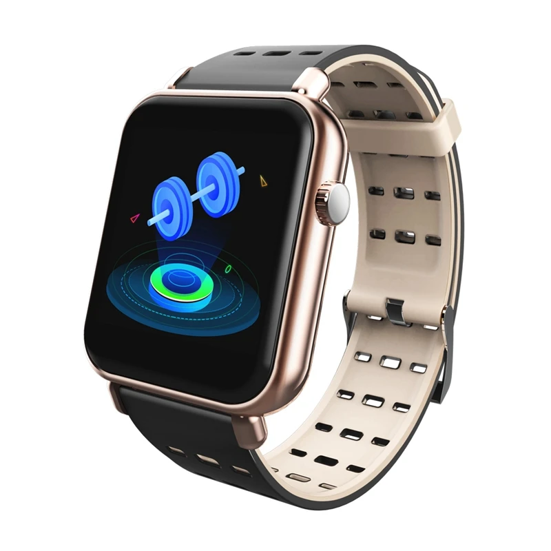Умные часы Y6 Pro, водонепроницаемые, Bluetooth, умные часы, пульсометр, кровяное давление, фитнес-трекер для Android Ios - Цвет: Gold