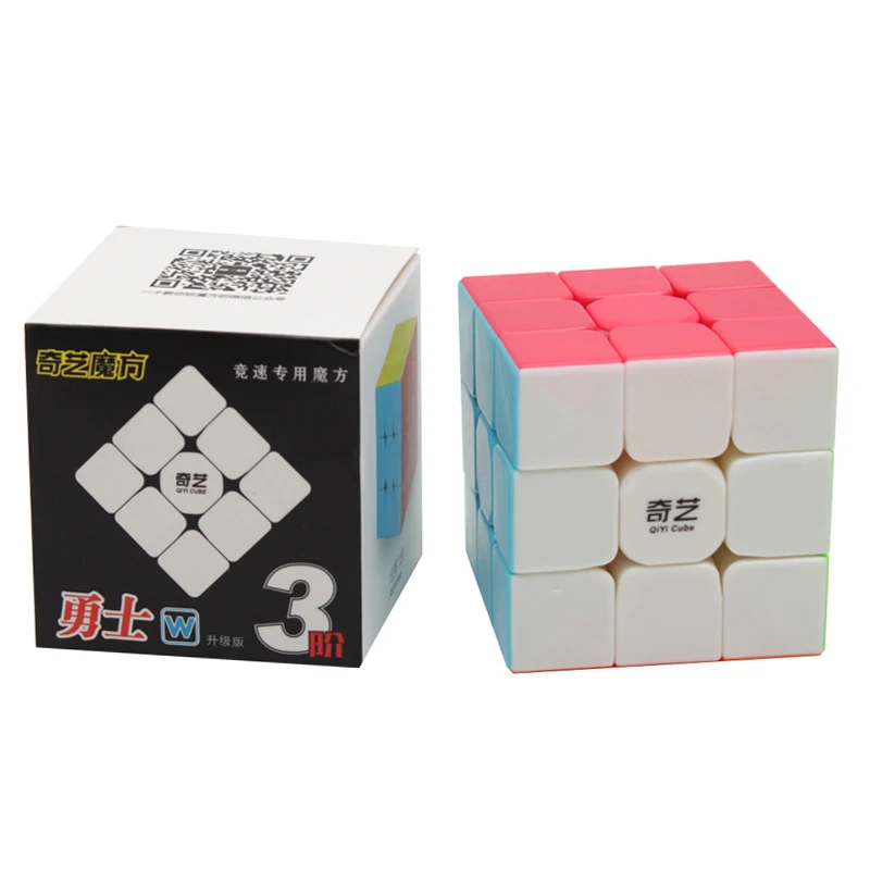 10 шт./лот Qiyi Warrior W 3x3x3 мини-волшебный куб профессиональный 3x3 скоростные кубики Пазлы 3 на 3 скоростной куб Обучающие Детские игрушки