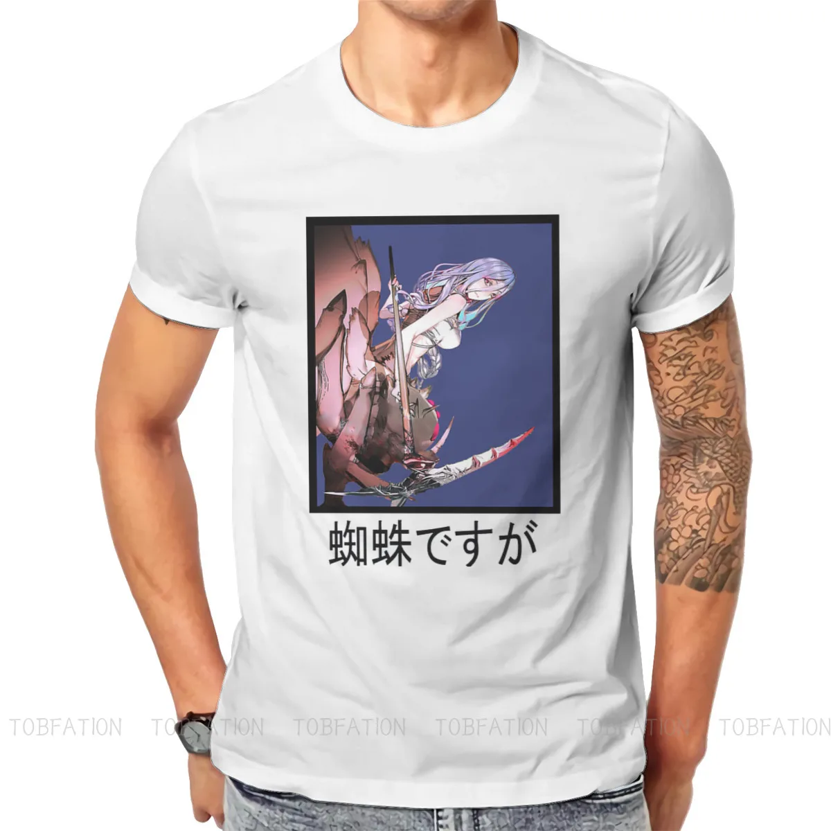 Специальная футболка Kumo Desu Ga Nani Ka так что я паук. Какая Удобная креативная