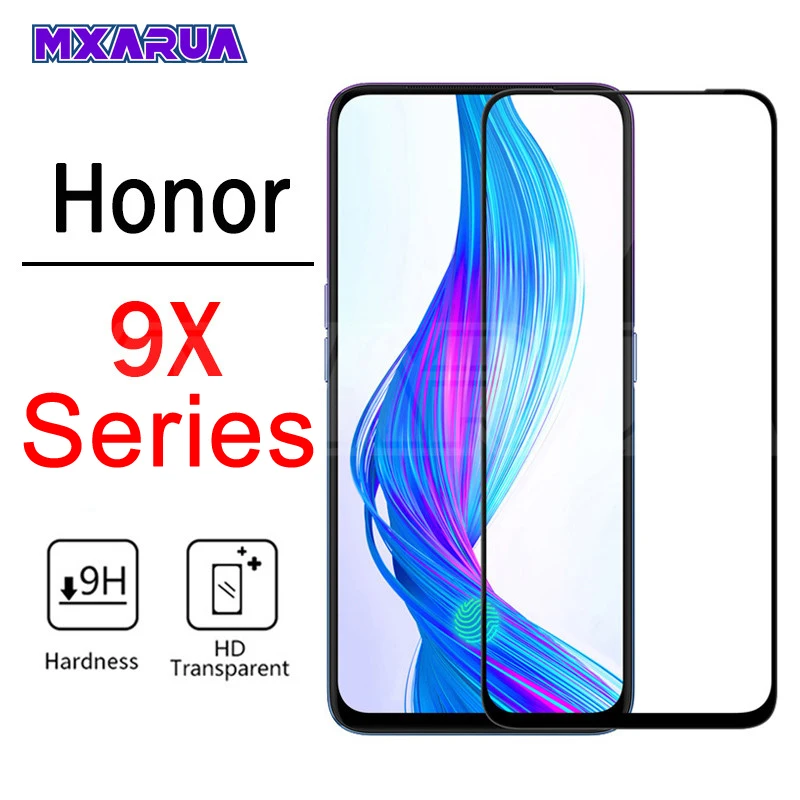 

9D Tempered Glass For Huawei Honor 20 Lite 9X 8X 8C 8A 9i 10i 20i V20 V10 V9 Play Screen Protector Safety Protective Glass Film