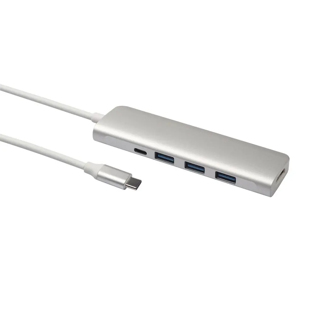 4/5 in1 USB док-станция USB 3,0 адаптер конвертер HDMI 4K Тип-C с быстрая зарядка PD USBC связаны для Pro huawei Matebook