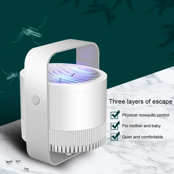 

LED Ultraviolet Light USB Mosquito Killer Light Office Home Repellent Photocatalyst Bug Zapper Insect Silent Anti Trap Fly