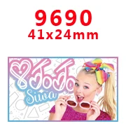 9690 30 шт мультфильм персонаж плоское украшение из смолы PR 8642 - Цвет: 9690