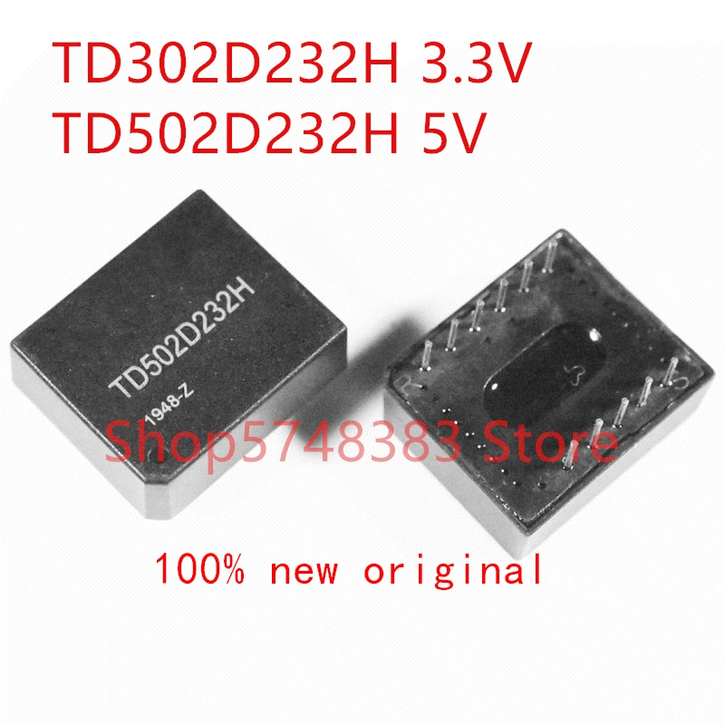 1 шт./лот 100% Новый оригинальный изолированный трансивер TD302D232H TD502D232H двойной