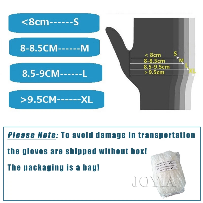 Disposable gloves Disposable Vinyl Gloves Home Cooking Kitchen Service PVC Plastic Clear Latex Free 20 100 50 pcs S M L for Man Woman