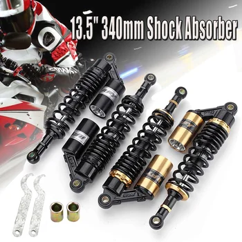 

13.5" 340mm Motorcycle Air Shock Absorber Rear Suspension Universal For Scooter Quad ATV Dirt Pit Bikes