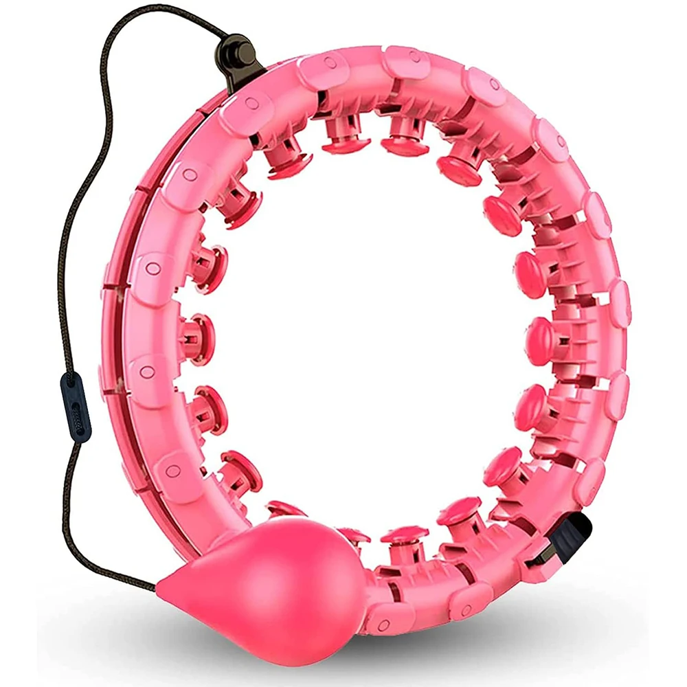 Adjustable Sport Hoops Abdominal Thin Waist Exercise Detachable Massage Fitness Hoops Gym Home Workout Training Weight Loss Fast