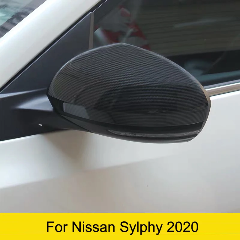 Для Nissan Sylphy 2 шт. ABS Автомобильная Боковая дверь зеркало заднего вида защитная рамка Крышка отделка автомобиля Стайлинг Аксессуары