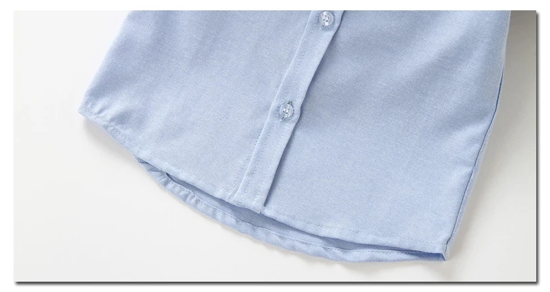 Summer Kids Boys Gentlemen Shirt Cotton Short Sleeves Top T-shirt Clothing Blouse