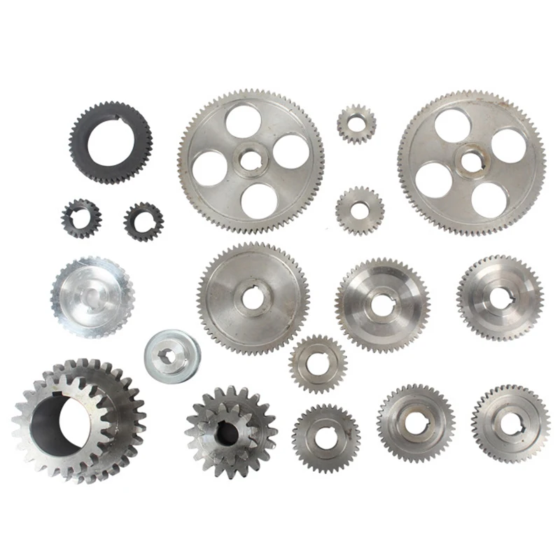 

TOP C2-398G Lathe Spare Parts Steel Gears Complete Set of Vehicle Metric Gears for C2 Lathe