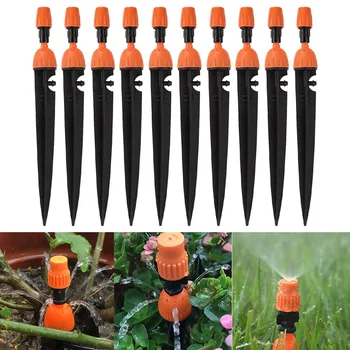 

10pcs Home Garden Greenhouse Drip Irrigation System Adjustable Water Misting Nozzles Sprinkler