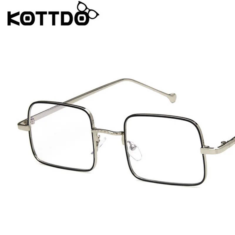 KOTTDO, модные квадратные оправы для очков для женщин, Классические винтажные оправы для очков, мужские прозрачные модные аксессуары