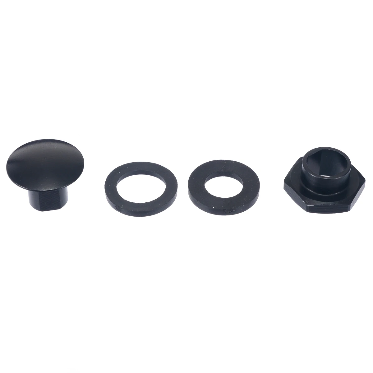 For 92-95 Honda Civic 3Dr Hatchback EG6 CRV 1 Set Rear Glass Strut Hardware Kit Aluminum Opener Nut + Spacer + Rubber Seals
