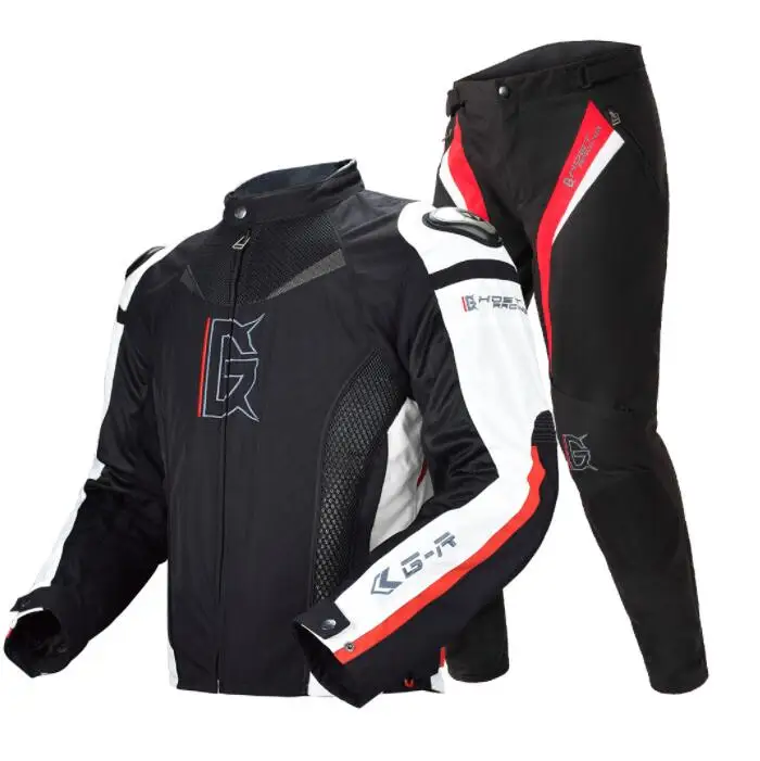 GRY10 Black White GHOST RACING осенне-зимняя мотоциклетная куртка мужская водонепроницаемая ветрозащитная мотоциклетная куртка для езды на мотоцикле защитная одежда - Цвет: GRY10 Black White