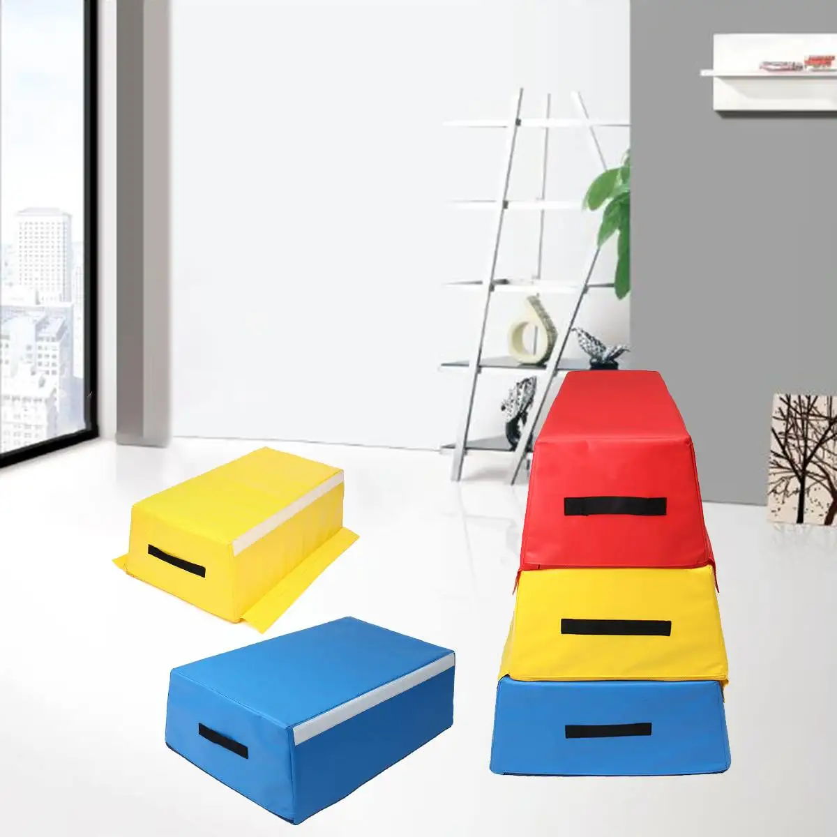 35.4X23.6X35.4 Inch Foam PVC Soft Plyo Jump Box Body Exercise Tools Health Fitness Jumping Box