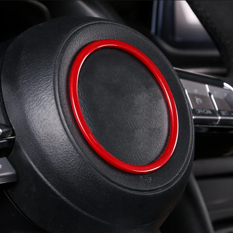 Автомобильная накладка на руль с блестками наклейка для Mazda 3 6 CX3 CX 5 CX5 CX8 9 Axela ATENZA