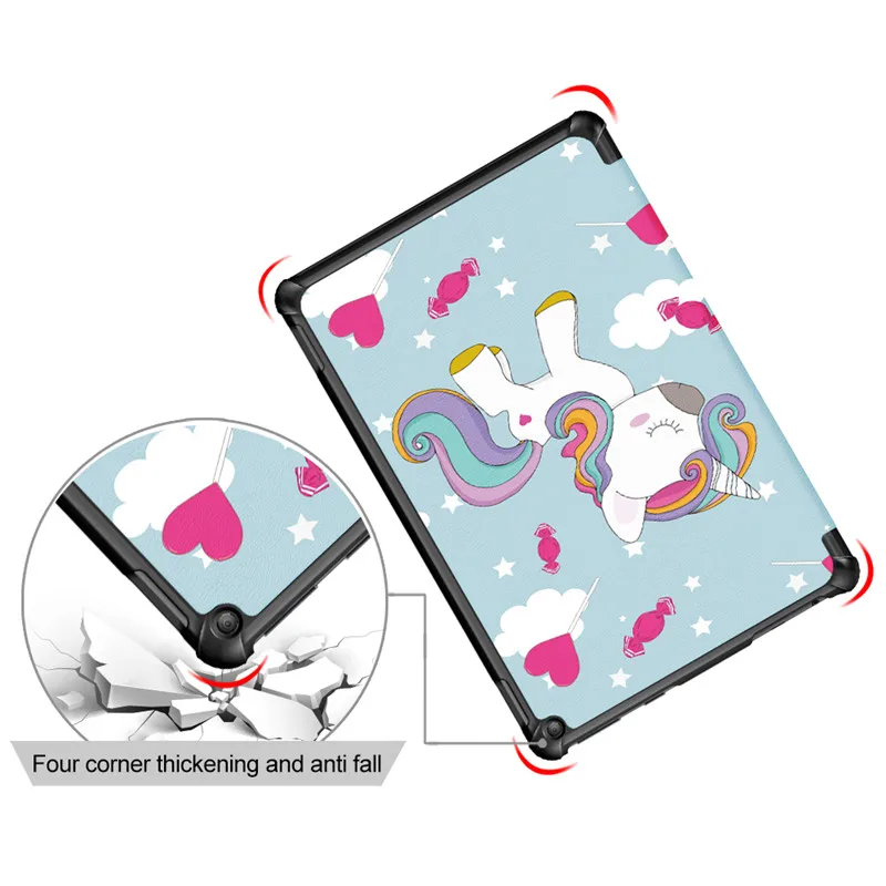 Magnet Stand Smart Case for 8.7 Inch Tablet - Sleek Protective Cover with Multi-Angle Viewing