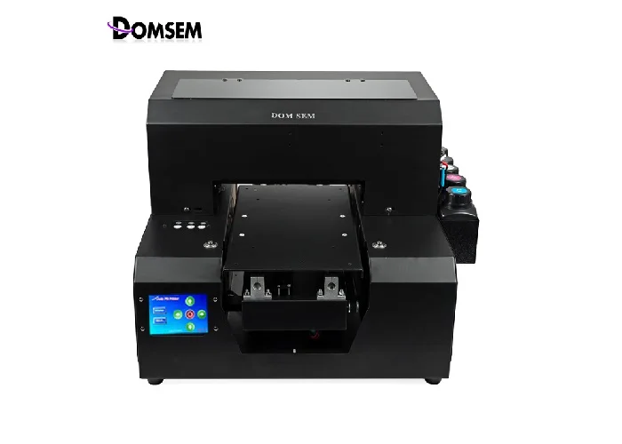 DOMSEM A4 Size Printer UV Flatbed Printers for Glass Acrylic Ceramics Metal Plastic Phone Case Printing Machine Cheap | Компьютеры и