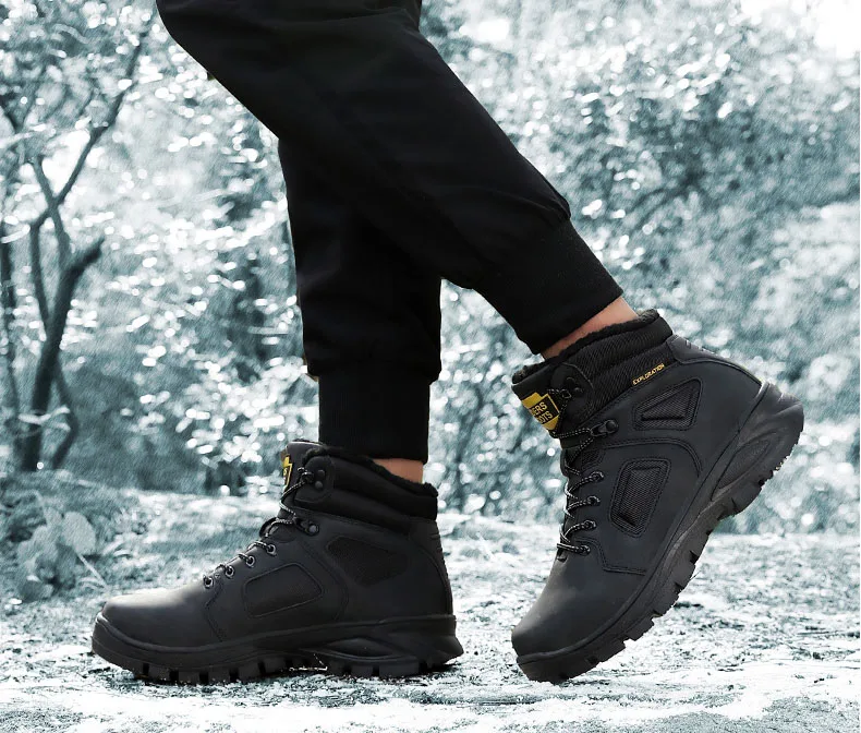 Gomnead/зимние водонепроницаемые походные ботинки; мужские уличные кроссовки; дышащая походная обувь; походные горные охотничьи ботинки; кожаные мужские ботинки