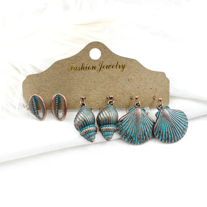 

Trendy Cute Conch Shell Scallop Women Earrings Designs Dangle Earring For Vacation Pendientes Brincos Korean Earrings Kolczyki