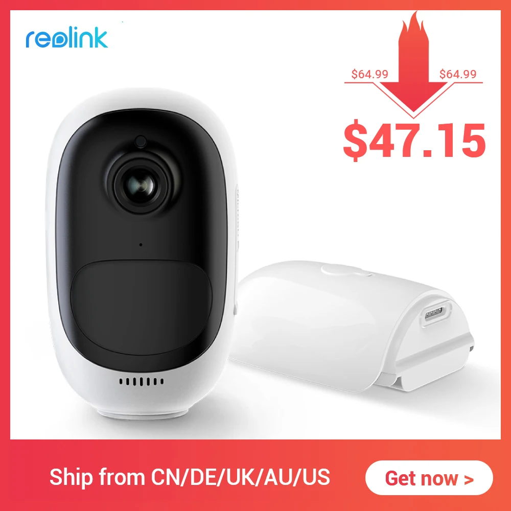 Камера видеонаблюдения Reolink Argus Pro, беспроводная камера Full HD 1080P с защитой от непогоды, 100% без проводов, Wi Fi|1080p outdoor|ip camera 1080p outdoorbattery ip camera | АлиЭкспресс