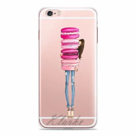 Красивый дизайнерский прозрачный ТПУ чехол для Iphone 11 pro X s 5S SE 7 8 Plus Модный чехол для мобильного телефона s