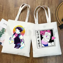 

Hunter X Hunter Hisoka Morow HxH Graphic Hipster Cartoon Print Shopping Bags Girls Fashion Casual Pacakge Hand Bag