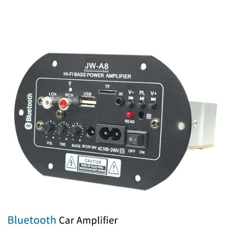 UNISIAN Bluetooth автомобильный аудио усилитель 30 Вт-100 Вт usb-диск кардридер сабвуфер твитер усилитель Hifi бас усилитель пульт дистанционного управления