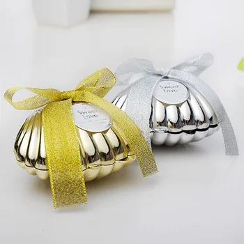 

10pcs/lot Shell creative wedding candy box wedding candy box