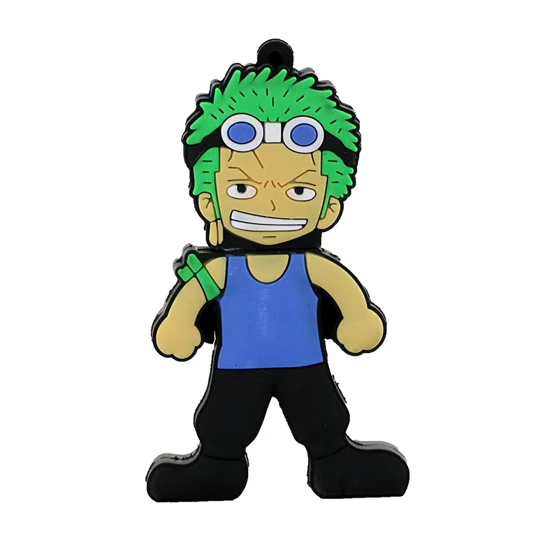 JASTER one piece 64 Гб USB флеш-накопитель 4 ГБ USB 2,0 Мультфильм Луффи U диск 16 Гб флэш-накопитель 32 Гб Флешка 8 Гб 128 ГБ USB карта памяти - Цвет: 3