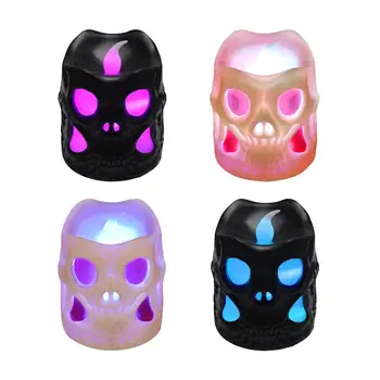 

4pcs Skull Halloween LED Table Lanterns for Home Bar Garden Party